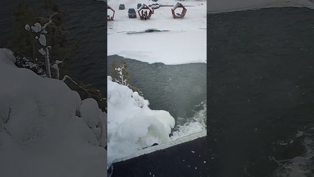Новосибирская область, карпысакский водопад.