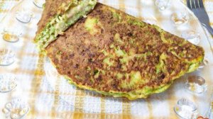 Чебурек из кабачкового теста с сыром