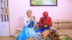 Funny Superhero in real life SpiderMan, Frozen Elsa, Joker And superwoman Part 1