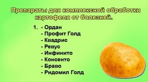 Срочно. Спасаем картофель от болезней.