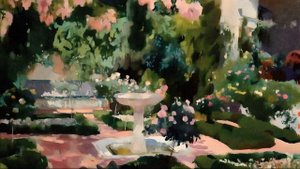 Хоакин Соролья, «Сад Каса Соролья», 1918-1920, Музей Соролья, Мадрид