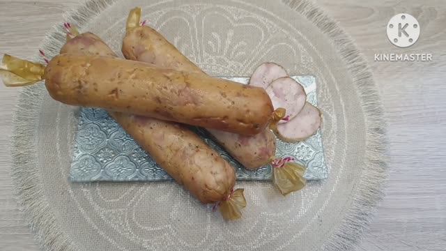 Куриная колбаса ветчиная. смотреть онлайн