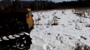 ДТ-75. Высох на болоте