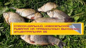 Новосельское, рыбалка Центральная 26