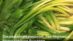 Как я готовлю черемшу. Просто и вкусно. #Черемша #рецепты