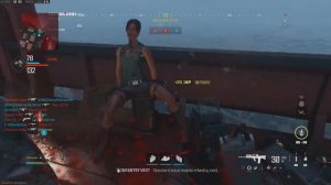 Лара Крофт присела отдохнуть