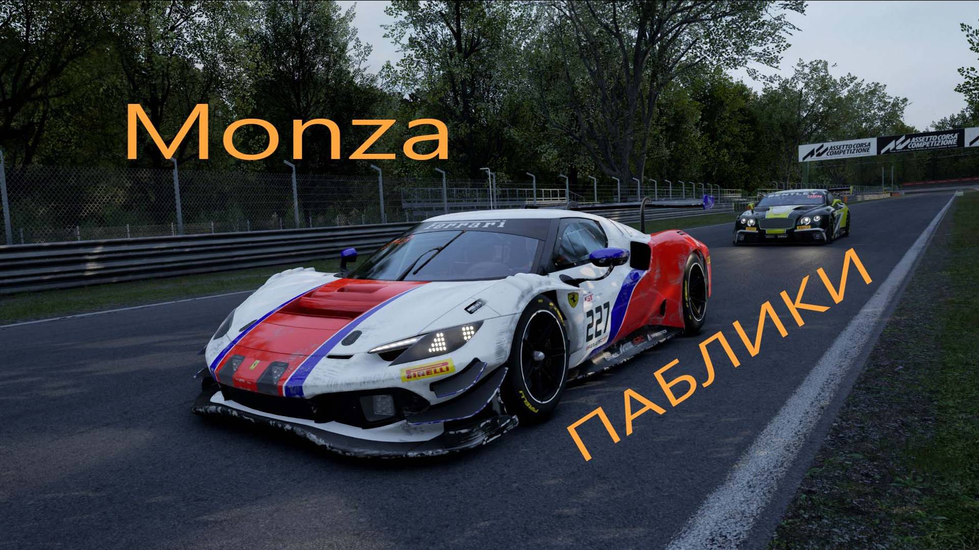 Assetto Corsa Competizione. Катаю онлайн 15ти минутку по Monza
Часть 2