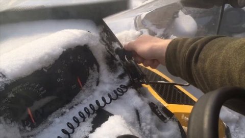 -40 Cold Start Skidoo Tundra LT 600 ACE.