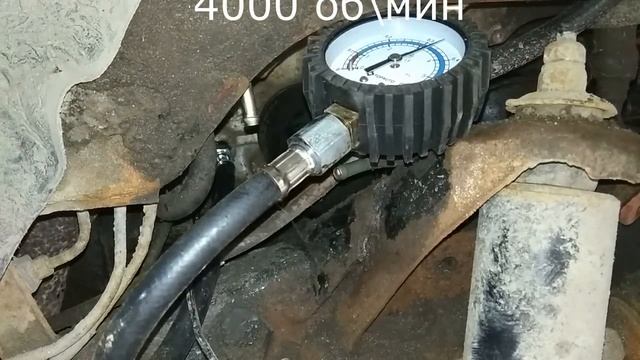 Nissan Terrano 1 WD21 VG30 диагностика двигателя измерение  давления в системе смазки двигателя