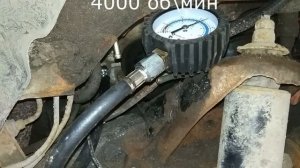 Nissan Terrano 1 WD21 VG30 диагностика двигателя измерение  давления в системе смазки двигателя