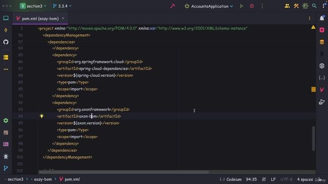 3 -Adding Axon framework dependencies inside microservices