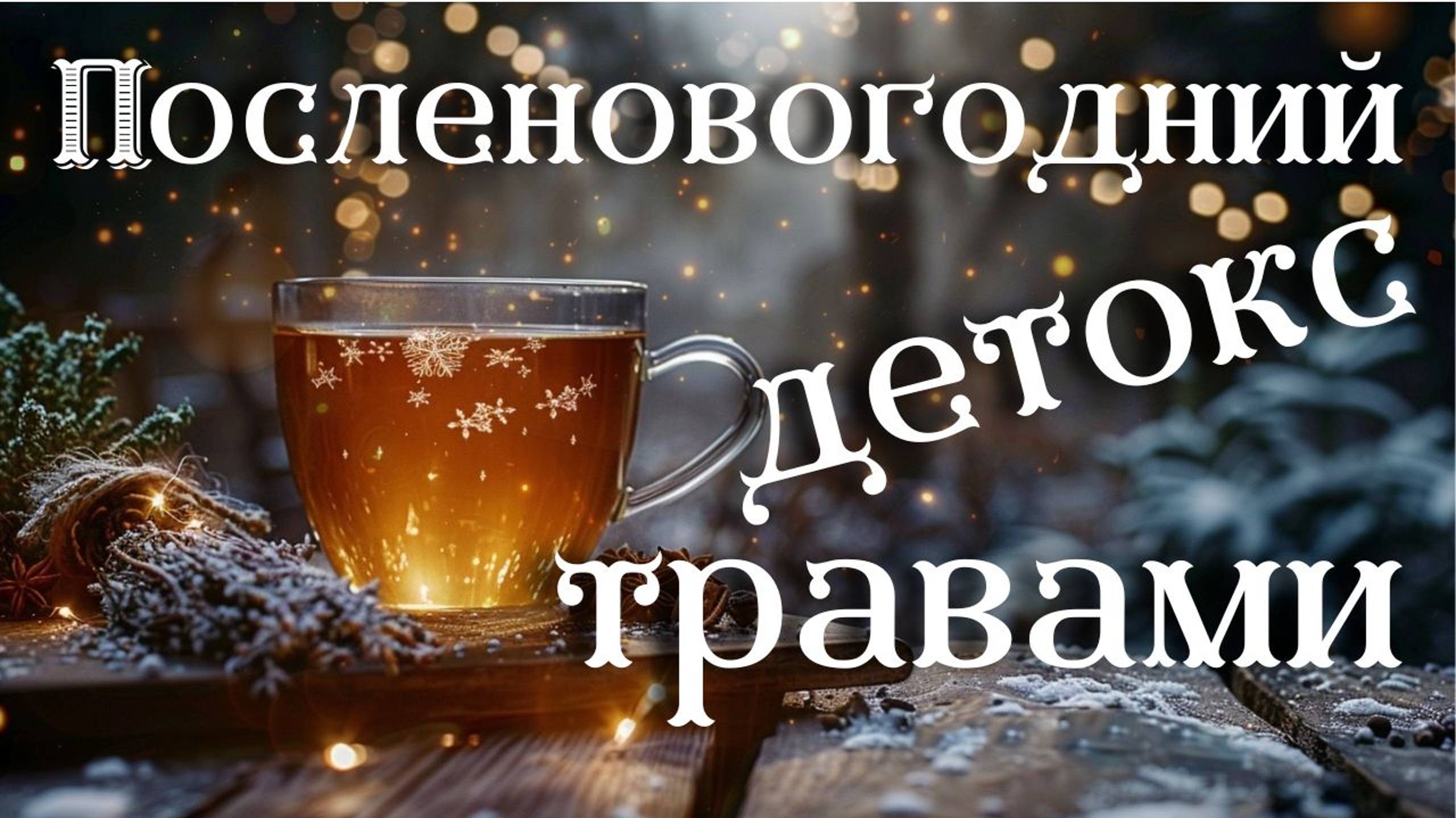 Посленовогодний детокс травами