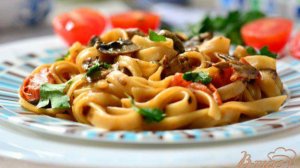 Тальятелле с грибами