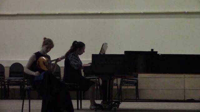 В. Городовская Концертные вариации на р.н.п. "Чернобровый, черноокий" - Логинова Екатерина смотреть онлайн