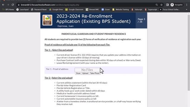 Focus Re-Enrollment Guide for Parents