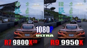 RYZEN 7 9800X3D vs RYZEN 9 9950X || PC GAMES BENCHMARK TEST ||