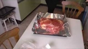 Подкопчённая свинина в духовке