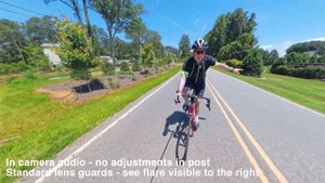 Took the Insta360 X4 cycling!
