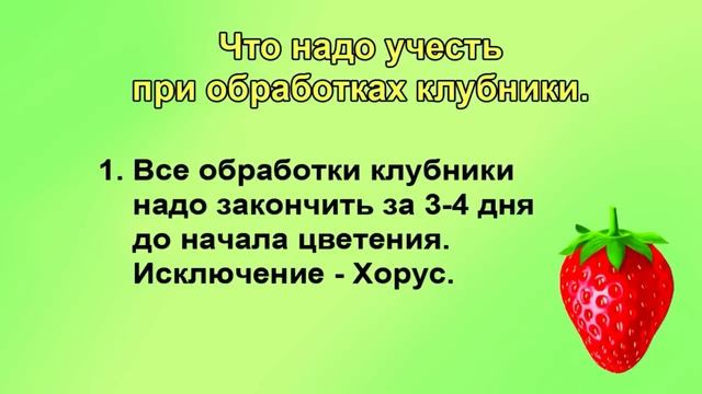 Обязательные весенние обработки клубники. От всех вредителей и болезней.