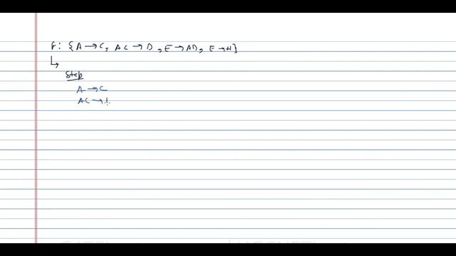 Functional dependency in DBMS | Minimal cover for set of FD | transitive dependency | fds | Databas
