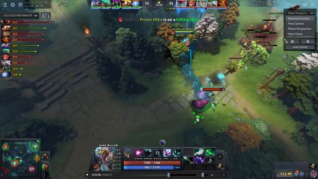 Dark Willow Play DotA 2 смотреть онлайн