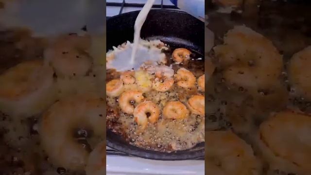 Рецепт приготовления тальятелле в сливочном соусе с креветками 🦐