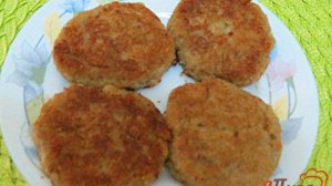 Котлеты из мелкой речной рыбы