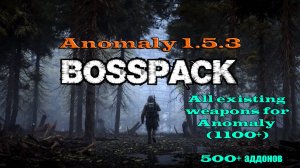 S.T.A.L.K.E.R. Anomaly 1.5.3 BOSSPACK v. 1.7.3 Игра в зимнем сеттинге #4