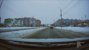 Гибридный видеорегистратор Neoline Citysmart пример видеозаписи - день.
