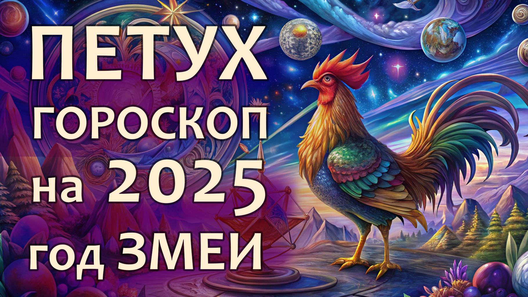 Гороскоп для Петуха на 2025 год Зеленой Деревянной Змеи