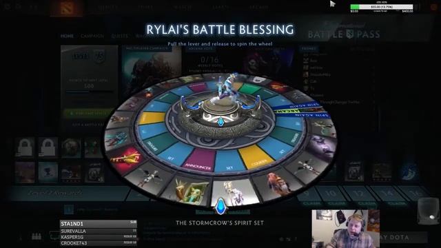 Dota 2 The International 2017 Compendium-breakyCPK spins Rylai's wheel and gets TB arcana смотреть онлайн