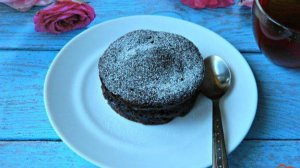 Шоколадный кекс в микроволновке без яиц