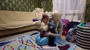 Как Эльза из "Холодного сердца" приходила к Вике в гости. 09.01.2021г