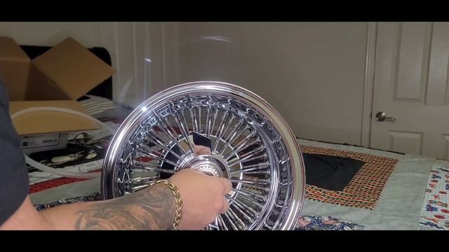 British Wire Wheels (REVIEW) 13 x 7 Revere Straight lace Tripple chrome, stainless steel смотреть онлайн