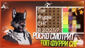 🐺 Роско смотрит Rive - Русские Фурри на Ютубе. Кого Смотреть в 2025 Году? ✅