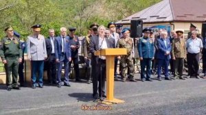 Открытие мемориального комплекса в Хивском районе с. Ашага-Архит.