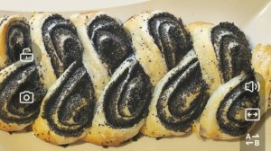 СУПЕР КУХНЯ! Косичка из слоеного теста с маком. Быстро и вкусно из готового теста.