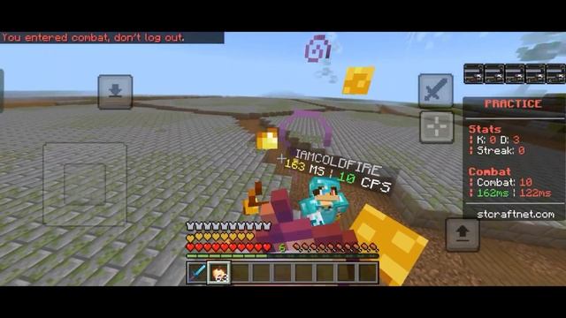 I FOUGHT @COLDFIRE_XD   IN MCPE (PVP)