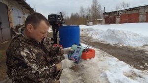 Тест масло TCW-3, и масло 2т. Что лучше. Пробуждене мотора после зимы с заменой масла в редукторе.