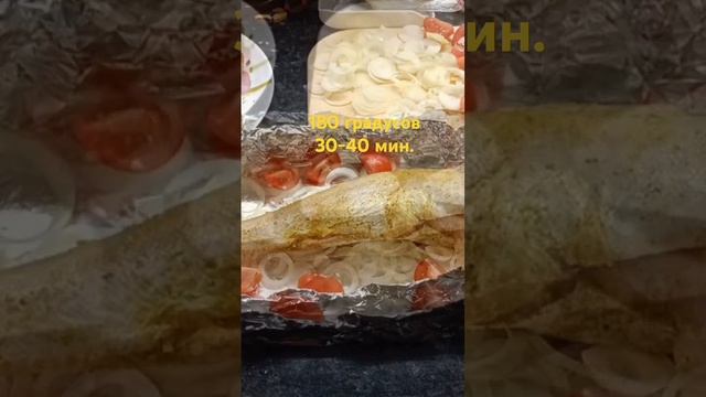 минтай 🐟 в духовке, нежнейший, вкусный, сочный 👌👍