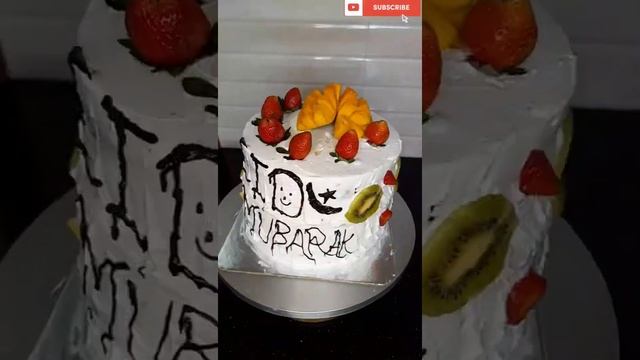 Red Velvet white forest exotica Fruits cake decoration #frostingdesign #cakedecoratingIdeas