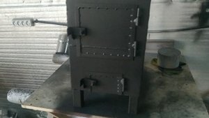 покраска буржуйки CETRA