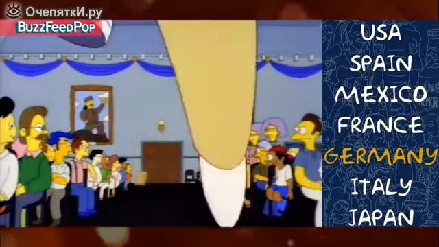 Симпсоны на разных языках)