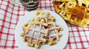 Творожные вафли с вареньем