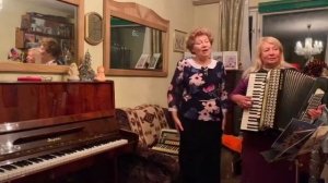 "Ночь тиха" -Лариса Надольская, #аккордеон - Елена Леменкова.