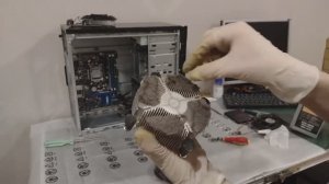 Чистка компьютера от грязи, смазка кулеров, замена термопасты, установка SSD и операционной системы