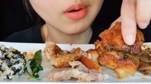 ASMR 한국 족발 먹방 korean pork feet real eating sounds