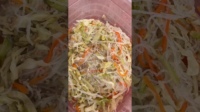 Fried glass noodles with pork #asiacooking #deliciousfood #cooking #asiafood #cookingchannel