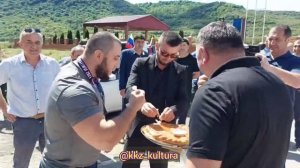 Встреча чемпиона мира по пауэрлифтингу Зелимхана Пашаева из с.Хив Хивского района.