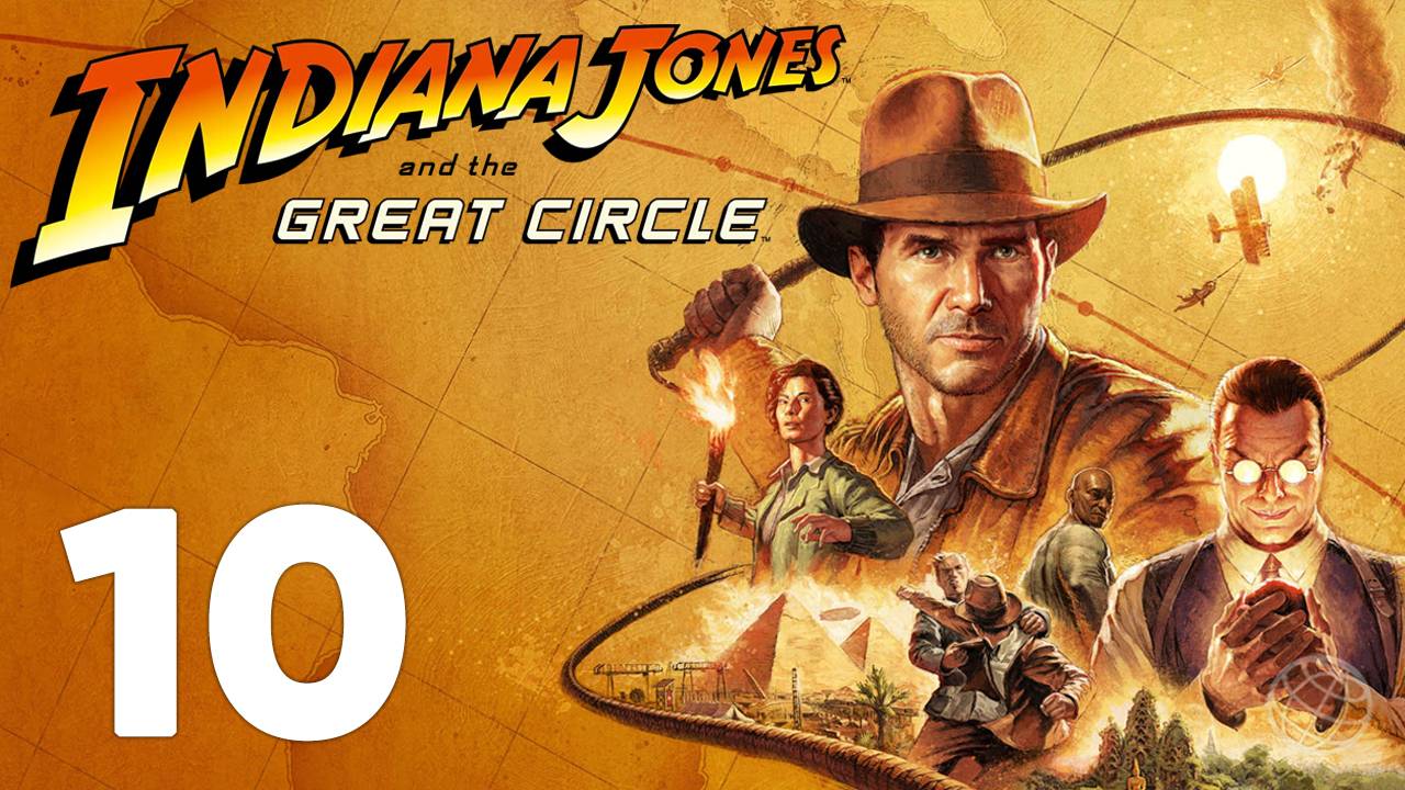 Indiana Jones and The Great Circle прохождение на русском без комментариев - часть 10. Египет. Фосс